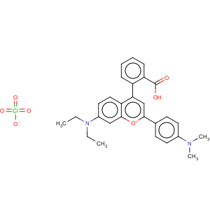 CAS No:168206-23-3 4-(2-Carboxy-phenyl)-7-diethylamino-2-(4-dimethylamino-phenyl)chromyliumperchlorate