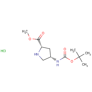 CAS No:168263-82-9 (2s,4s)-4-boc-amino pyrrolidine-2-carboxylic acid methylester-hcl