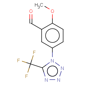 CAS No:168267-11-6 Benzaldehyde,2-methoxy-5-[5-(trifluoromethyl)-1H-tetrazol-1-yl]-