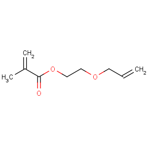 CAS No:16839-48-8 2-Propenoic acid,2-methyl-, 2-(2-propen-1-yloxy)ethyl ester