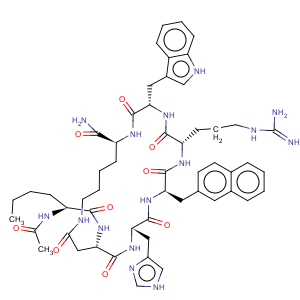 CAS No:168482-23-3 L-Lysinamide,N-acetyl-L-norleucyl-L-a-aspartyl-L-histidyl-3-(2-naphthalenyl)-D-alanyl-L-arginyl-L-tryptophyl-,(2®