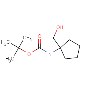 CAS No:168540-07-6 tert-butyl N-[1-(hydroxymethyl)cyclopentyl]carbamate