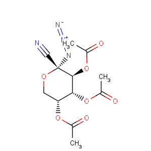 CAS No:168567-91-7 2,3,4-tri-o-acetyl-1-azido-1-deoxy-beta-d-arabinopyranosyl cyanide