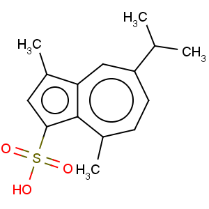 CAS No:16915-32-5 1,4-Dimethyl-7-isopropylazulene-3-sulfonic acid