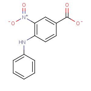 CAS No:16927-49-4 Benzoic acid,3-nitro-4-(phenylamino)-