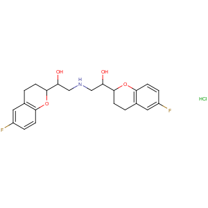 CAS No:169293-50-9 1-(6-fluoro-3,4-dihydro-2H-chromen-2-yl)-2-[[2-(6-fluoro-3,<br />4-dihydro-2H-chromen-2-yl)-2-hydroxyethyl]amino]ethanol