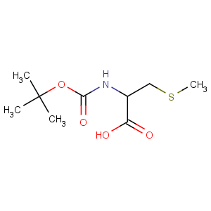 CAS No:16947-80-1 (2R)-2-[(2-methylpropan-2-yl)oxycarbonylamino]-3-methylsulfanylpropanoic<br />acid