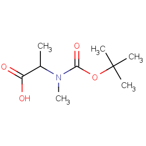 CAS No:16948-16-6 (2S)-2-[methyl-[(2-methylpropan-2-yl)oxycarbonyl]amino]propanoic acid