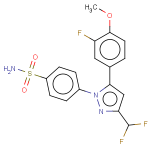 CAS No:169590-41-4 Benzenesulfonamide,4-[3-(difluoromethyl)-5-(3-fluoro-4-methoxyphenyl)-1H-pyrazol-1-yl]-