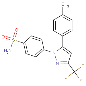 CAS No:169590-42-5 4-[5-(4-methylphenyl)-3-(trifluoromethyl)pyrazol-1-yl]benzenesulfonamide