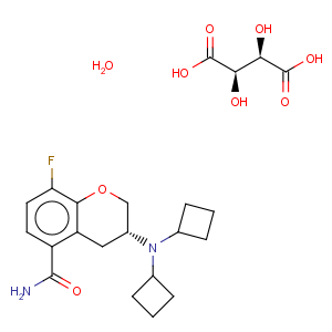 CAS No:169758-66-1 2H-1-Benzopyran-5-carboxamide,3-(dicyclobutylamino)-8-fluoro-3,4-dihydro-, (3R)-