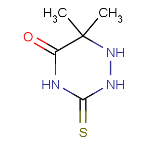 CAS No:16992-40-8 1,2,4-Triazin-5(2H)-one,tetrahydro-6,6-dimethyl-3-thioxo-