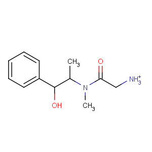 CAS No:170115-98-7 [2-[[(1R,<br />2R)-1-hydroxy-1-phenylpropan-2-yl]-methylamino]-2-oxoethyl]azanium