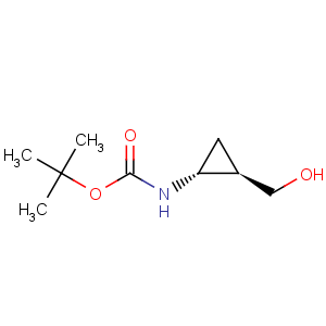 CAS No:170299-53-3 Carbamic acid,[2-(hydroxymethyl)cyclopropyl]-, 1,1-dimethylethyl ester, trans- (9CI)