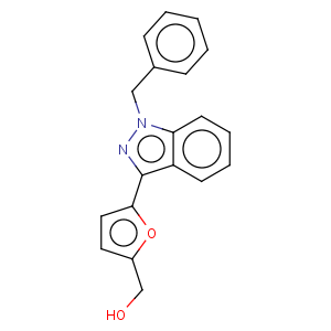 CAS No:170632-47-0 2-Furanmethanol,5-[1-(phenylmethyl)-1H-indazol-3-yl]-