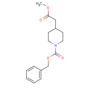 CAS No:170737-53-8 benzyl 4-(2-methoxy-2-oxoethyl)piperidine-1-carboxylate