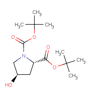 CAS No:170850-75-6 1,2-Pyrrolidinedicarboxylicacid, 4-hydroxy-, 1,2-bis(1,1-dimethylethyl) ester, (2S,4R)-