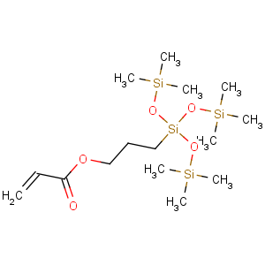 CAS No:17096-12-7 2-Propenoic acid,3-[3,3,3-trimethyl-1,1-bis[(trimethylsilyl)oxy]-1-disiloxanyl]propyl ester