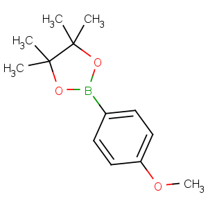 CAS No:171364-79-7 2-(4-methoxyphenyl)-4,4,5,5-tetramethyl-1,3,2-dioxaborolane