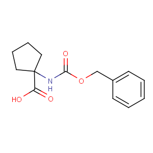 CAS No:17191-44-5 1-(phenylmethoxycarbonylamino)cyclopentane-1-carboxylic acid