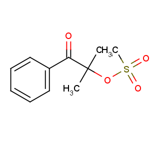 CAS No:17231-17-3 (2-methyl-1-oxo-1-phenylpropan-2-yl) methanesulfonate