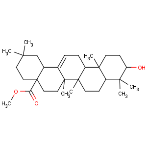 CAS No:1724-17-0 methyl<br />(4aS,6aR,6aS,6bR,8aR,10S,12aR,14bS)-10-hydroxy-2,2,6a,6b,9,9,<br />12a-heptamethyl-1,3,4,5,6,6a,7,8,8a,10,11,12,13,<br />14b-tetradecahydropicene-4a-carboxylate