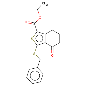 CAS No:172516-35-7 ethyl 3-(benzylthio)-4-oxo-4,5,6,7-tetrahydrobenzo[c]thiophene-1-carboxylate