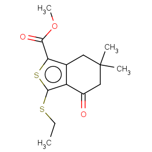 CAS No:172516-42-6 Benzo[c]thiophene-1-carboxylicacid, 3-(ethylthio)-4,5,6,7-tetrahydro-6,6-dimethyl-4-oxo-, methyl ester