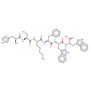 CAS No:172546-75-7 L-Tryptophan,L-histidyl-L-cysteinyl-L-lysyl-L-phenylalanyl-L-tryptophyl-