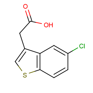 CAS No:17266-30-7 2-(5-chloro-1-benzothiophen-3-yl)acetic acid