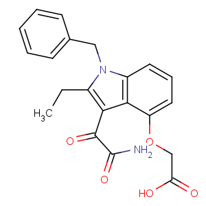 CAS No:172732-68-2 2-(1-benzyl-2-ethyl-3-oxamoylindol-4-yl)oxyacetic acid