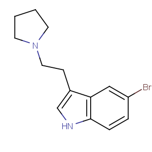 CAS No:17274-68-9 5-bromo-3-(2-pyrrolidin-1-ylethyl)-1H-indole