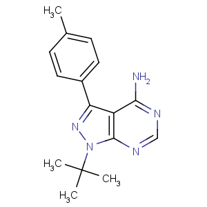 CAS No:172889-26-8 1-tert-butyl-3-(4-methylphenyl)pyrazolo[3,4-d]pyrimidin-4-amine