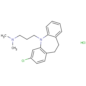 CAS No:17321-77-6 3-(2-chloro-5,6-dihydrobenzo[b][1]benzazepin-11-yl)-N,<br />N-dimethylpropan-1-amine