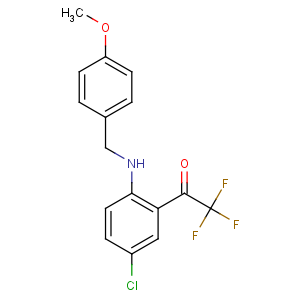 CAS No:173676-54-5 1-[5-chloro-2-[(4-methoxyphenyl)methylamino]phenyl]-2,2,<br />2-trifluoroethanone