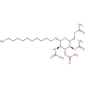 CAS No:173725-24-1 undecyl 2-acetamido-2-deoxy-3,4,6-tri-o-acetyl-beta-d-glucopyranoside