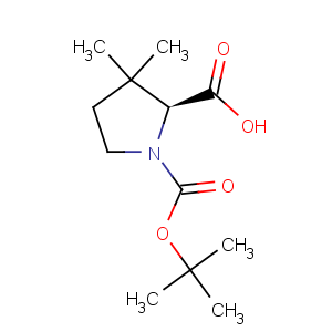 CAS No:174060-98-1 (S)-N-Boc-3,3-dimethylpyrrolidine-2-carboxylic acid