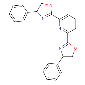 CAS No:174500-20-0 (4S)-4-phenyl-2-[6-[(4S)-4-phenyl-4,5-dihydro-1,<br />3-oxazol-2-yl]pyridin-2-yl]-4,5-dihydro-1,3-oxazole