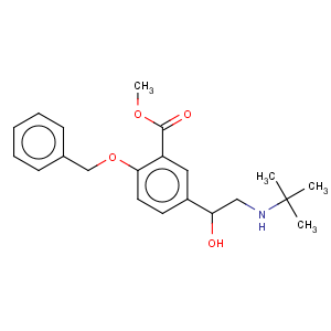 CAS No:174607-70-6 Benzoic acid,5-[2-[(1,1-dimethylethyl)amino]-1-hydroxyethyl]-2-(phenylmethoxy)-, methylester