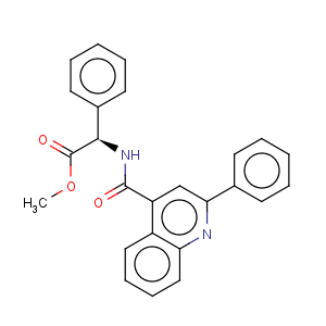 CAS No:174635-53-1 (R)-((2-Phenyl-4-quinolinyl)carbonyl)amino)methylesther benzeneacetic acid