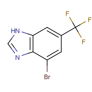 CAS No:175135-14-5 4-bromo-6-(trifluoromethyl)-1H-benzimidazole