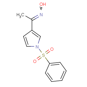 CAS No:175135-42-9 N-[1-[1-(benzenesulfonyl)pyrrol-3-yl]ethylidene]hydroxylamine