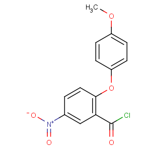 CAS No:175135-69-0 2-(4-methoxyphenoxy)-5-nitrobenzoyl chloride