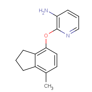 CAS No:175136-11-5 2-[(7-methyl-2,3-dihydro-1H-inden-4-yl)oxy]pyridin-3-amine