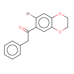 CAS No:175136-36-4 Ethanone,1-(7-bromo-2,3-dihydro-1,4-benzodioxin-6-yl)-2-phenyl-