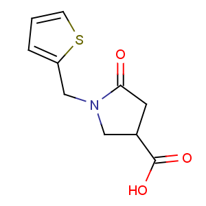 CAS No:175136-92-2 5-oxo-1-(thiophen-2-ylmethyl)pyrrolidine-3-carboxylic acid