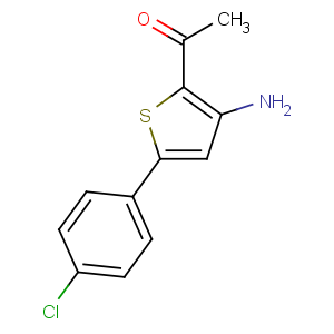 CAS No:175137-02-7 1-[3-amino-5-(4-chlorophenyl)thiophen-2-yl]ethanone