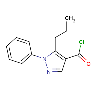CAS No:175137-15-2 1-phenyl-5-propylpyrazole-4-carbonyl chloride