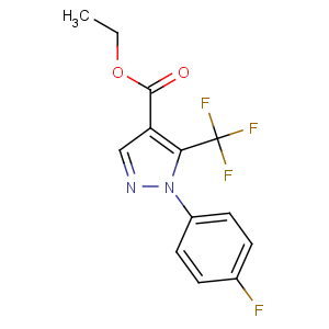 CAS No:175137-38-9 ethyl 1-(4-fluorophenyl)-5-(trifluoromethyl)pyrazole-4-carboxylate