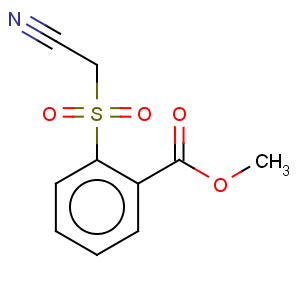 CAS No:175137-52-7 Benzoicacid, 2-[(cyanomethyl)sulfonyl]-,methyl ester